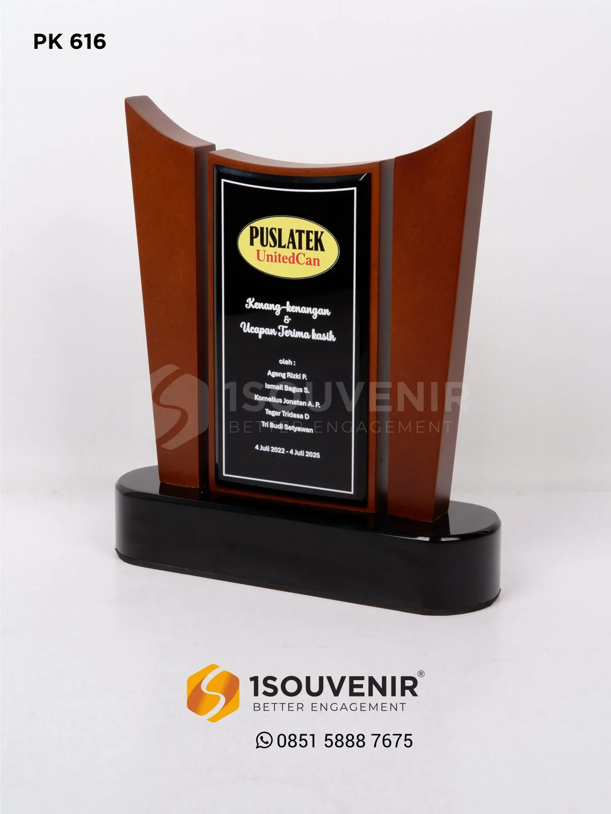 PK616 Wooden Plaque Puslatek UnitedCan