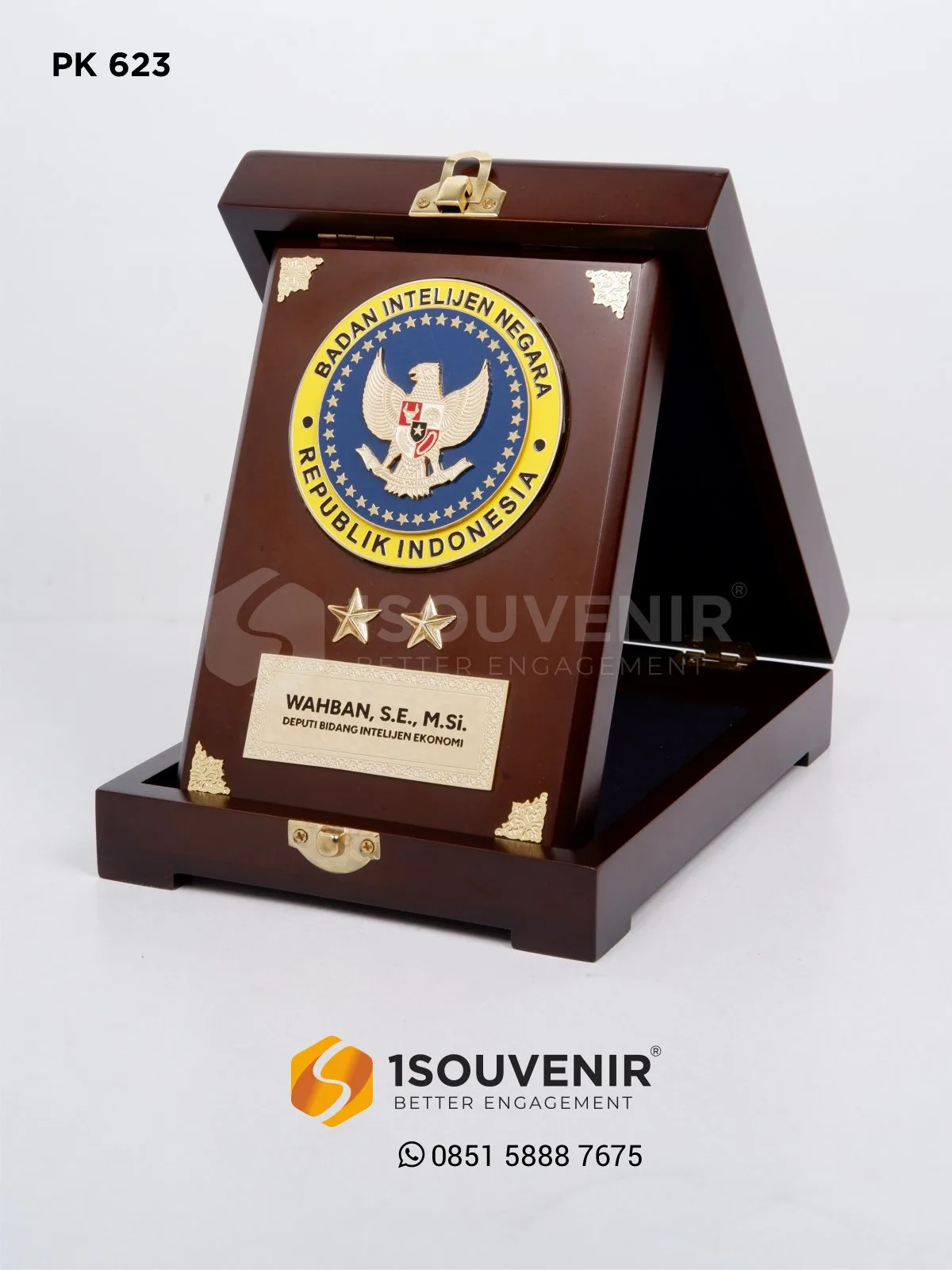 PK623 Wooden Plaque Deputy for Intelligence