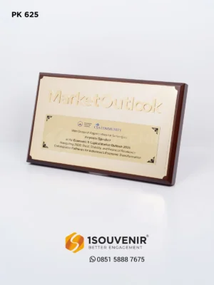 PK625 Wooden Plaque Economic & Capital