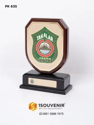 PK635 Wooden Plaque Takalar Regency Goverment