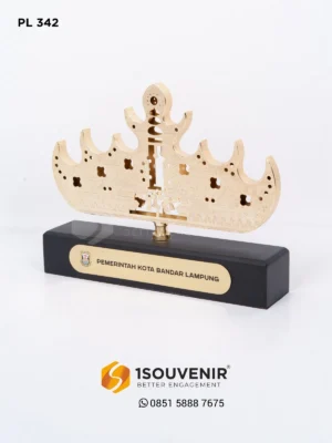 PL342 Metal Plaque Siger Crown