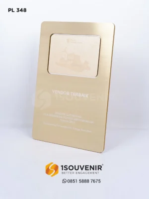 PL348 Metal Plaque Vendor Gathering PLN