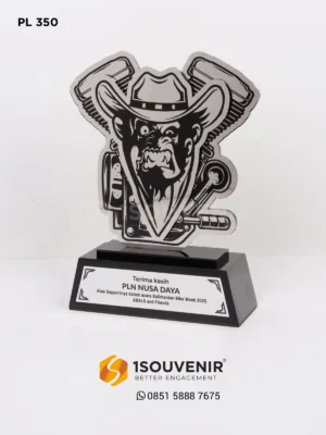 PL350 Metal Plaque Kalimantan Bike Week