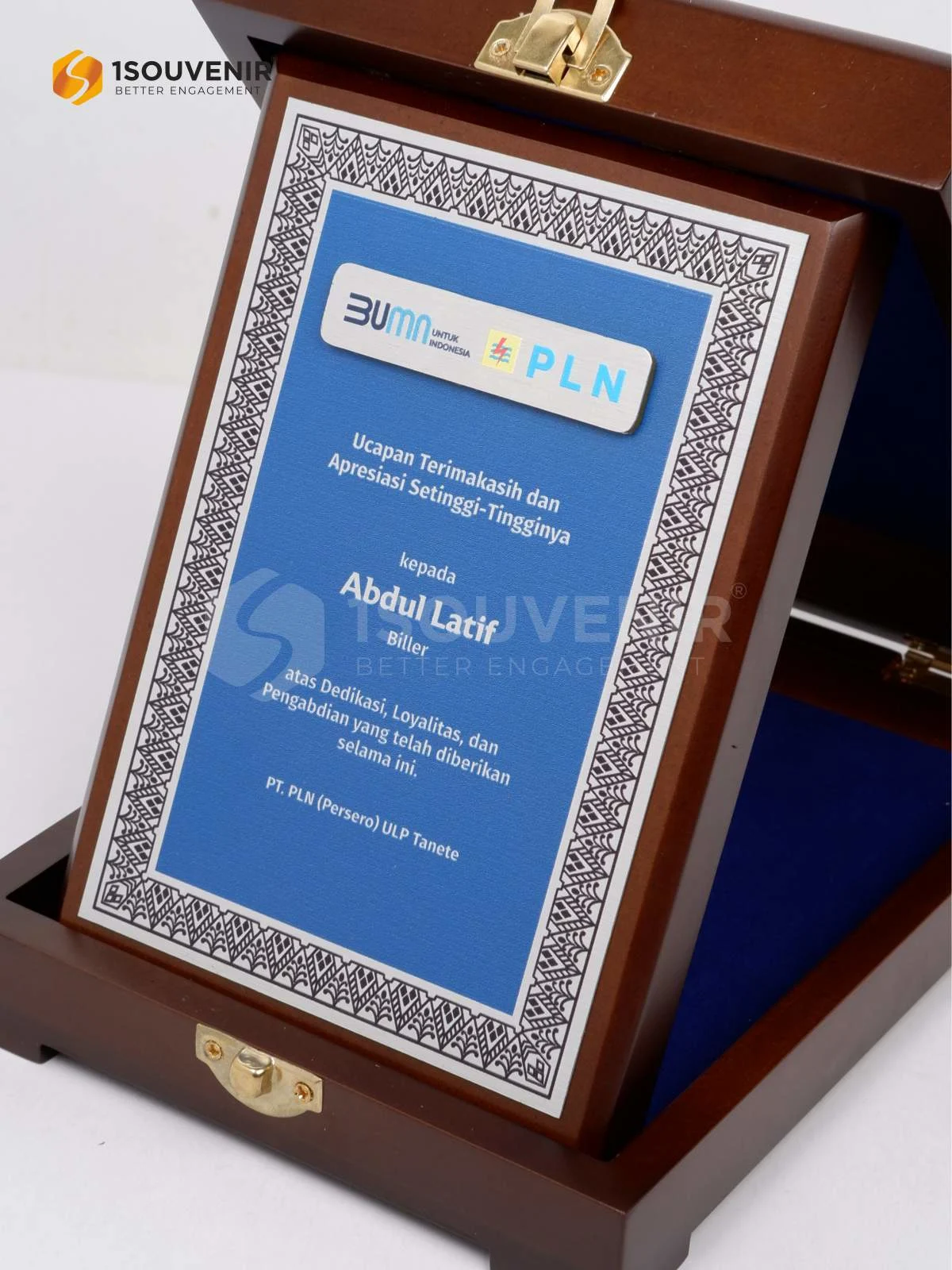 DETAIL-PK638 Wooden Plaque PLN ULP Tanete