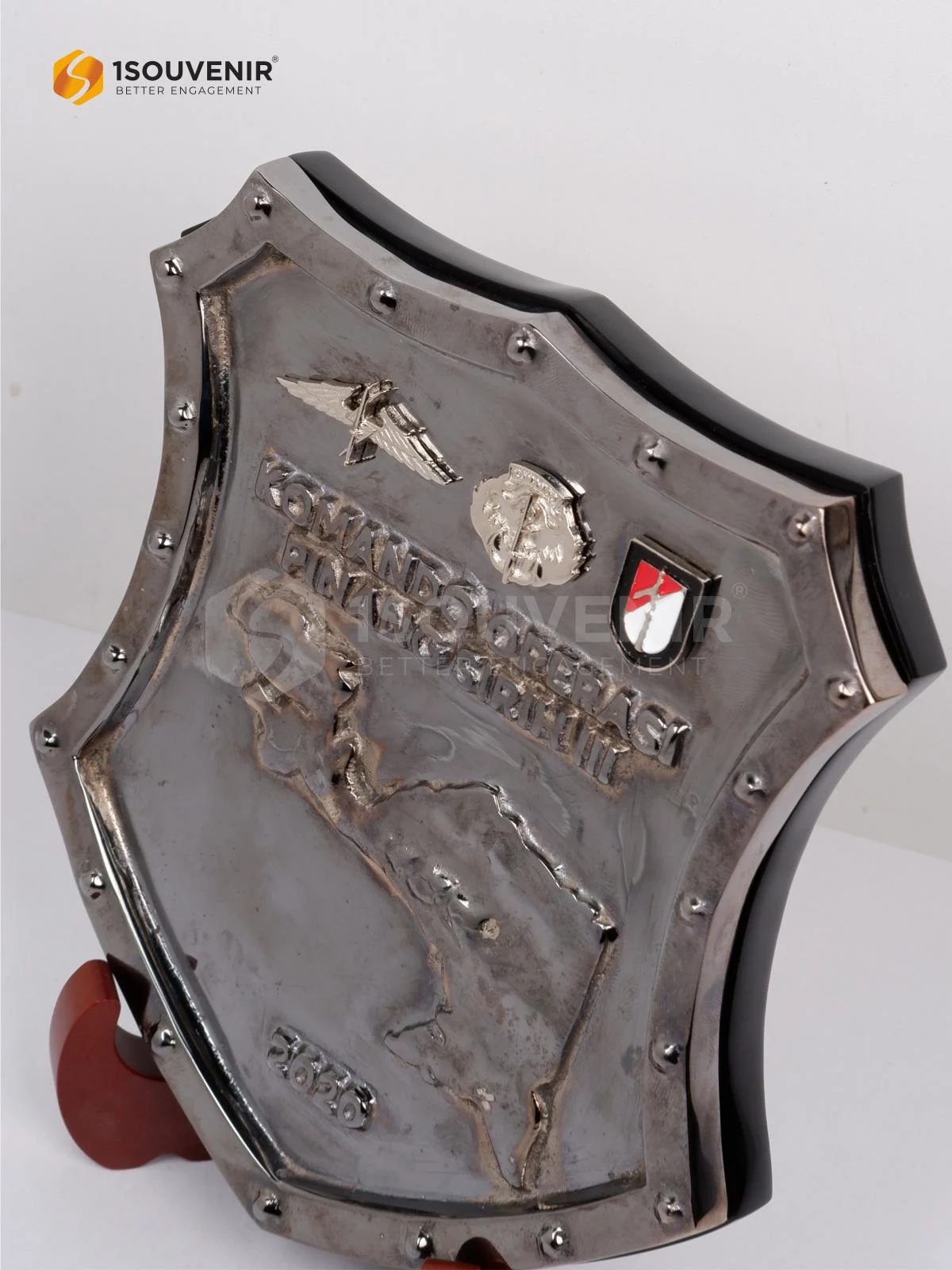 DETAIL-PL359 Metal Plaque Pinang Operation Commander