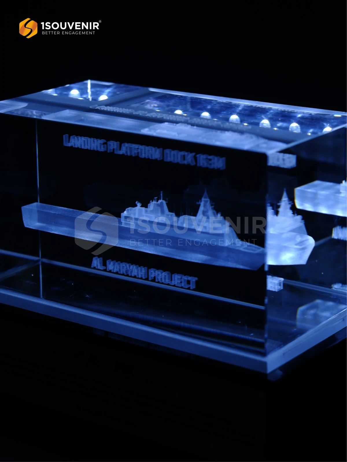 DETAIL-PKR353 Crystal Plaque Maryah Project