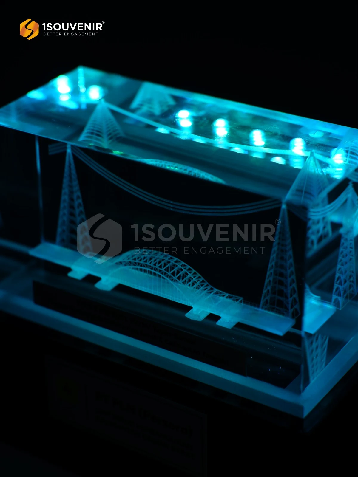 DETAIL-PKR355 Crystal Plaque PLN UIP Kalbagbar