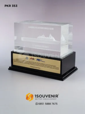 PKR353 Crystal Plaque Al Maryah Project